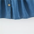 thumbnail image 5 of Toddler Girl Dress Baby Summer Casual Sleeveless Solid Buttons Holiday Beach Denim Dress Girls' Dresses Blue 2-3 Years, 5 of 6