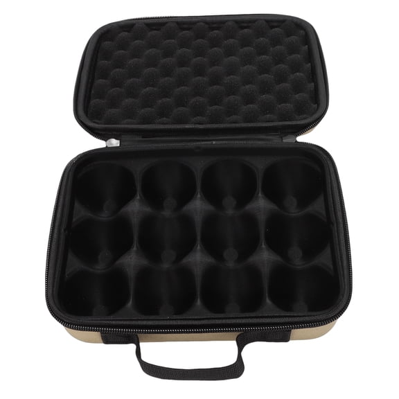 12-Grid Outdoor Egg Container - Portable Shockproof Egg Carrier, 6.69 x 8.86 x 2.95 inches / 17 x 22.5 x 7.5 cm