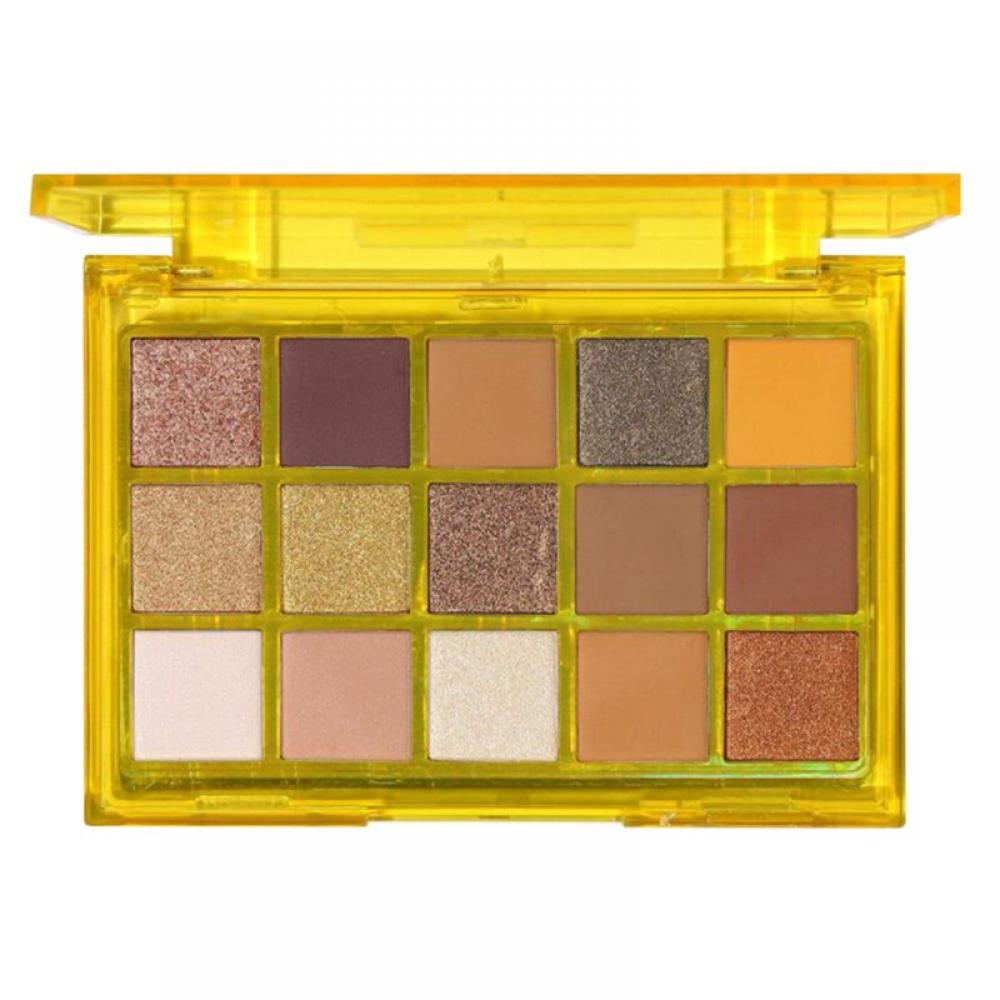 Pop Color Eyeshadow Palette,15 Colors Matte & Shimmer Eye Makeup