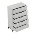 thumbnail image 6 of Galano Zaffy 5-Drawer Dusty Grey Oak Chest of Drawers (46.4 in. H x 30.7 in. W x 15.6 in. D), 6 of 9