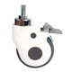 thumbnail image 1 of Ruedas giratorias universales TPR de repuesto para , carrito de muebles, silla de oficina, ruedas silenciosas, duraderas 3 pulgadas con freno, 1 of 9