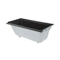 thumbnail image 2 of Voltaire 60" x 30" Right-Hand Drain Alcove Bathtub in Matte Black, 2 of 11