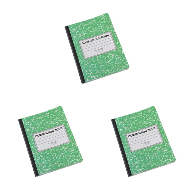 WHEANG Wide Ruled Notebook Composition Notebooks Wide Ruled Composition Book Wide Notebook PaperSewn Binding Cover Assorted Colors