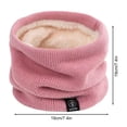 thumbnail image 6 of Naierhg Men Women Neck Gaiter Winter Thickened Plush Lining Elastic Cold Weather Neck Scarf Outdoor Indoor Versatile Accessory Black, 6 of 8