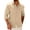 Light Khaki, variant on Men's Casual Button-Down Shirts Muscle Athletic Fit Extreme Slim Fit Dress Shirts Long Sleeve Soft Stretch Knit Shirt