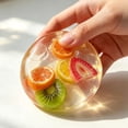 thumbnail image 2 of Oil Squishy Fruit Stress Ball, Clear Slow Rising Squeeze Fidget with Mixed Fruit Slices for Desk and Travel, 2 of 6