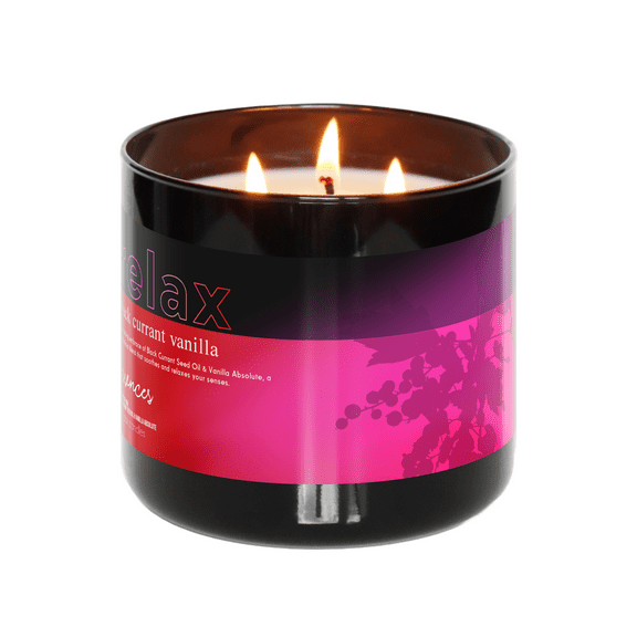 Black Currant Vanilla 15oz 3-Wick Soy Candle