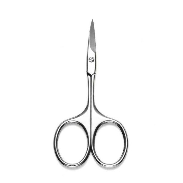 Tijeras pequeñas de acero inoxidable, tijeras para el vello de la nariz, tijeras para cejas, tijeras de belleza, tijeras para párpados dobles, tijeras para pestañas, tijeras para barba