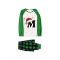 thumbnail image 4 of Fgnfyis Family Christmas Pajamas Deer Horn Christmas Hat Letter Print Long Sleeve Pajamas Set Sleepwear, 4 of 5
