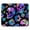 Multicolor 2, variant on PhooArto Comfortable Mouse Pad Owl with Glasses Pattern Desktop Mousepad , 21 x 25 cm Mouse Mat, Non-Slip Rubber Base, Improves Speed and Precision
