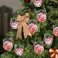 thumbnail image 3 of Kezqiaxn Fabric Christmas Ball Ornaments Set 6Pcs/2.4In Fabric Ball Ornaments with Pinecones Berry and Pine Needle, Shatterproof Christmas Tree Hanging Ball Ornaments Festive Decorations, 3 of 5