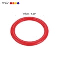 thumbnail image 2 of Uxcell 4cm Plastic Carnival Ringtoss Rings Game Hoop 24 Pack (Blue, Orange, Red, Yellow), 2 of 5