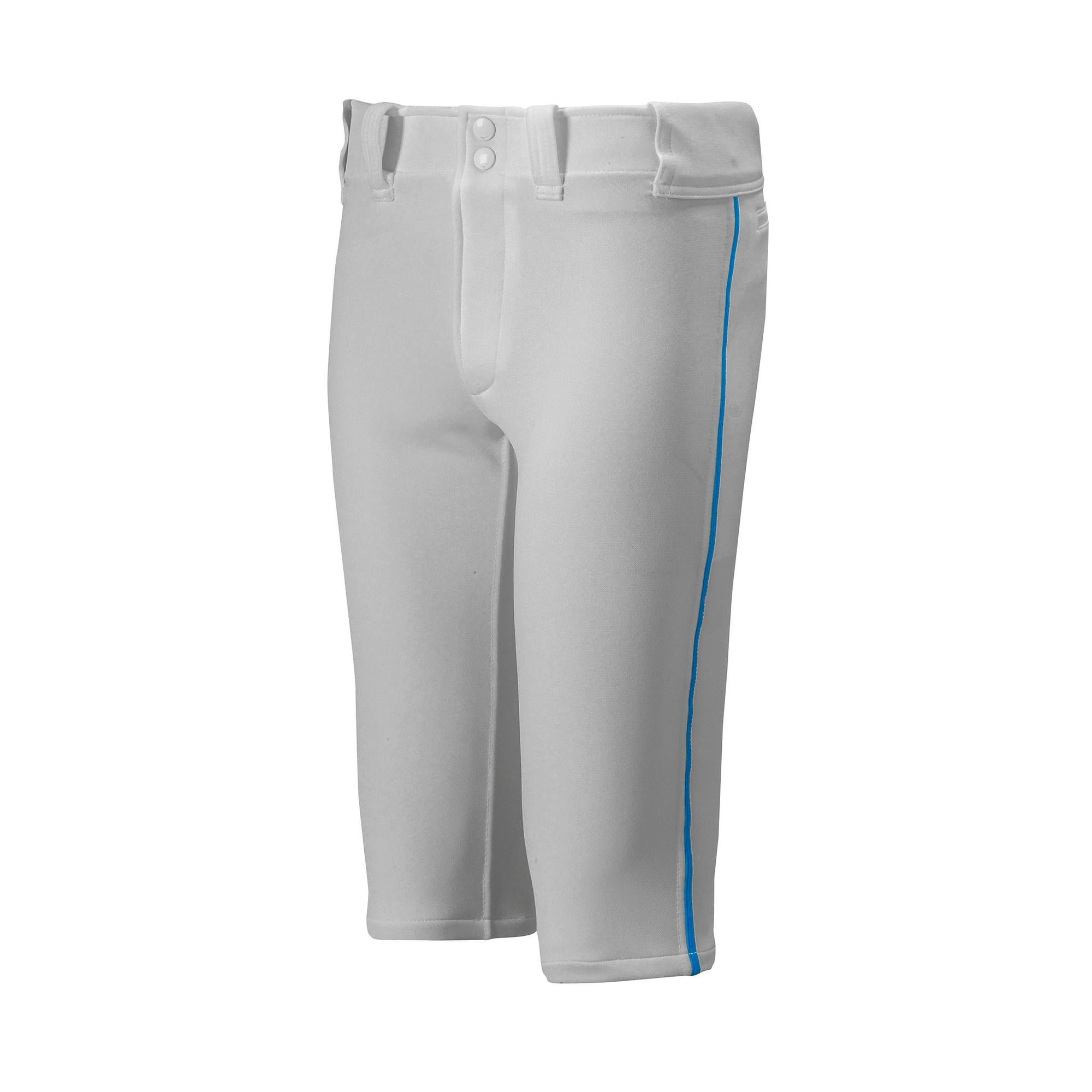 mizuno short piped baseball pants