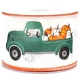 thumbnail image 2 of 2.5" Natural Linen Pumpkin Truck Ribbon (10 Yards), 2 of 2