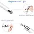 thumbnail image 2 of Stylus for iPad (2 Pcs), StylusHome Magnetic Disc Universal Stylus Pens Touch Screens for Apple/iPhone/Ipad pro/Mini/Air/Android/Microsoft/Surface All Capacitive Touch Screens, 2 of 4