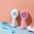 thumbnail image 2 of BESTSKY 2Pcs Cat Brush,All-Coat Friendly Dog Brush,Soothing Relaxing Cat Stuff,Multicolor1, 2 of 5