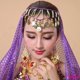 thumbnail image 3 of Women's Belly Dancing Accessories Coin Head chain Decoration Belly Dance India Headwear Scarf Headpiece Costumes, 3 of 4
