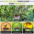 thumbnail image 2 of Mosaic Birds Recycled Glass & Metal Hummble Slim Hummingbird Feeder, Hanging Bird Feeder for Outdoors, 3.4 oz, 2 of 7