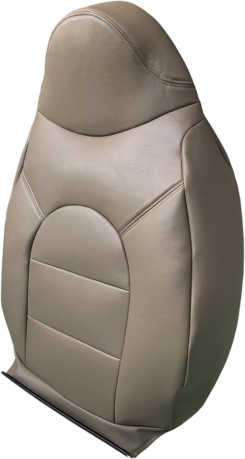 Driver and Passenger Leather Seat Covers Tan Replacement for 1999-2000 F250 350 Lariat XLT