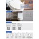 thumbnail image 5 of asiento para baño cierre lento permajuste y facil limpia y cambia diseño esculturado rainfall, 5 of 5