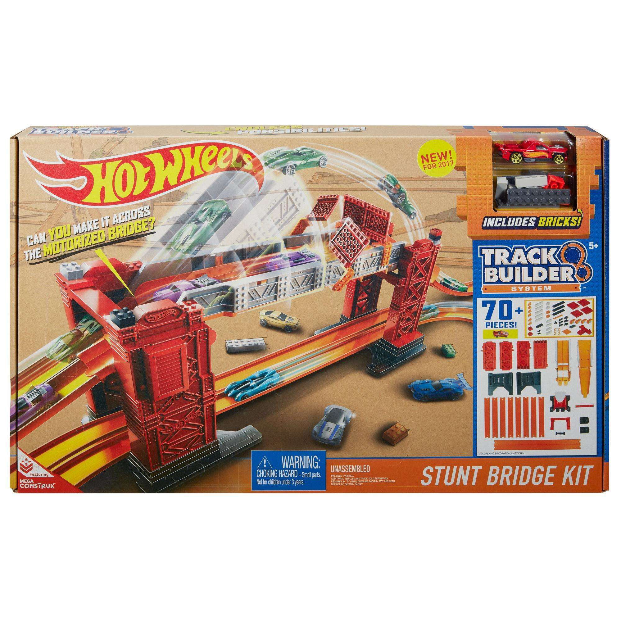 Hot Wheels Track Builder System Troll Bridge Challenge Playset fjj95  NEW 