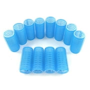 Wattne 12 Pieces Self Grip Small Hair Curlers Self Grip Salon Hairdressing Curlers Hair Rollers Salon Hairdressing Curlers Tools for Women (0.6 x 2.4 inch, Random Color)