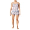 Jessica Simpson Women's and Women's Plus Cami and Shorts, 2-Piece Sleep Set