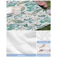thumbnail image 6 of Teal Paisley Floral Beach Towels Oversized Super Absorbent, Boho Ethnic Tribe Traditional Lightweight Bath Towel Quick Dry Sets For Bathroom/Pool/Rv Camping/Beach Play/Gym Room/Picnic 31"x62", 6 of 8