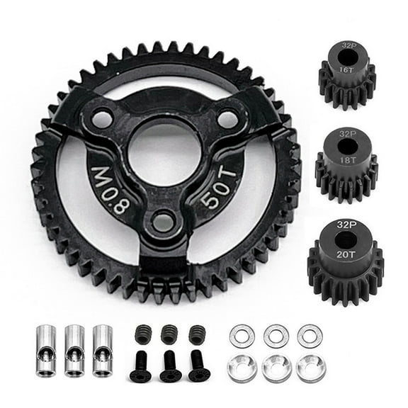 Hardened Steel 0.8M 32P Spur Gear 50T 52T 56T 60T for Traxxas Slash 2WD VXL Bandit Rustler Stampede Drag Slash Upgrade Parts