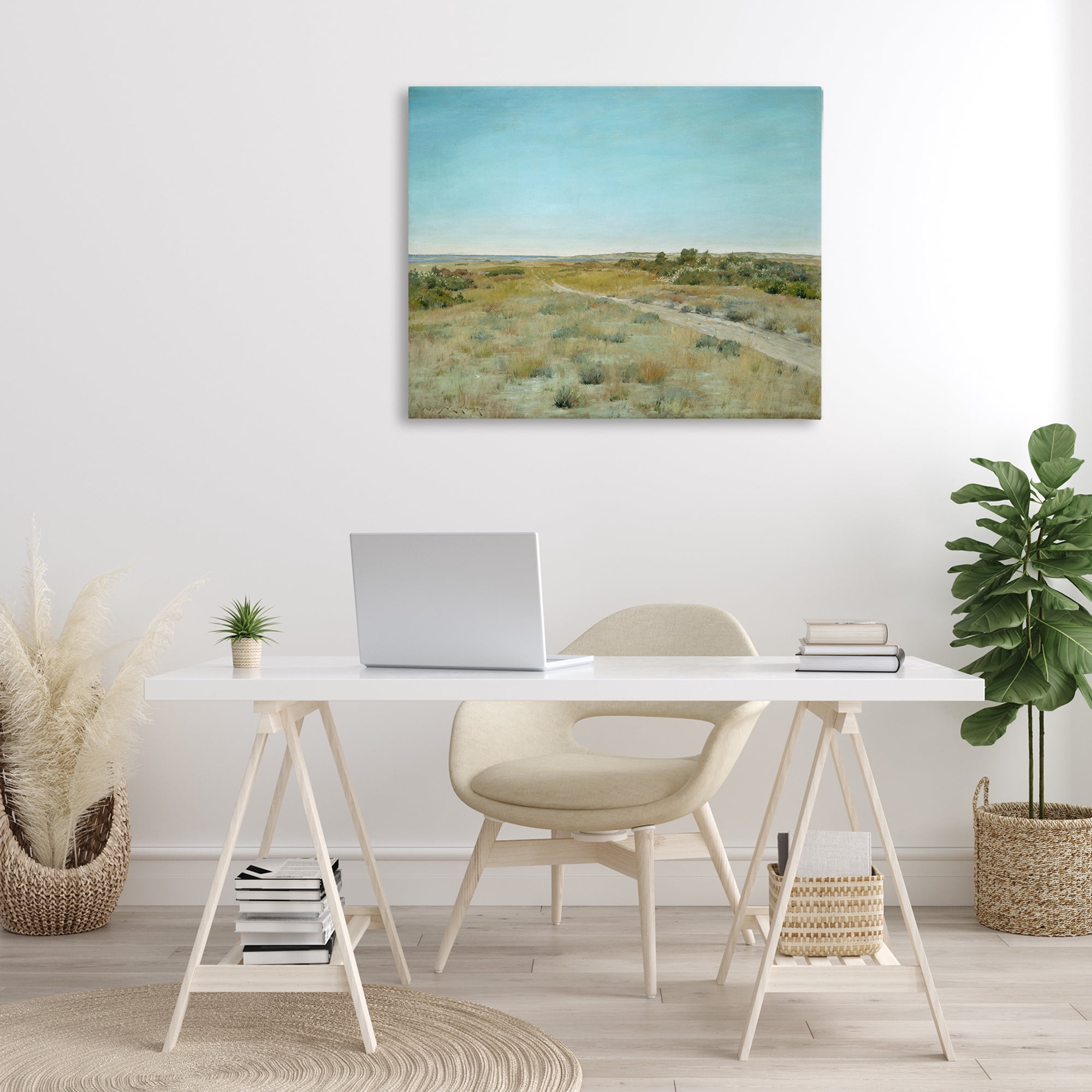 Stupell Industries Classic First Touch of Autumn Landscape & Nature Painting Wrapped Canvas Art Print Wall Art, 40 x 30