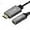 gray, variant on QGeeM HDMI single port to Mini DP converter adapter cable UHD 4K@30Hz plug and play, as shown in the picture, suitable for PC laptops