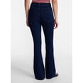 thumbnail image 3 of No Boundaries Stretch Denim Bootcut Jeans, 32" Inseam, Women's and Plus Sizes 00-28W, 3 of 5
