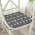 thumbnail image 2 of Sentmoon Seat Cushions for Office Chairs Cotton Linen Fabric Cushion Summer Cotton Thread Woven Chair Pad Office Computer Seat Dining Chair Cushion Up to 40% off, 2 of 7