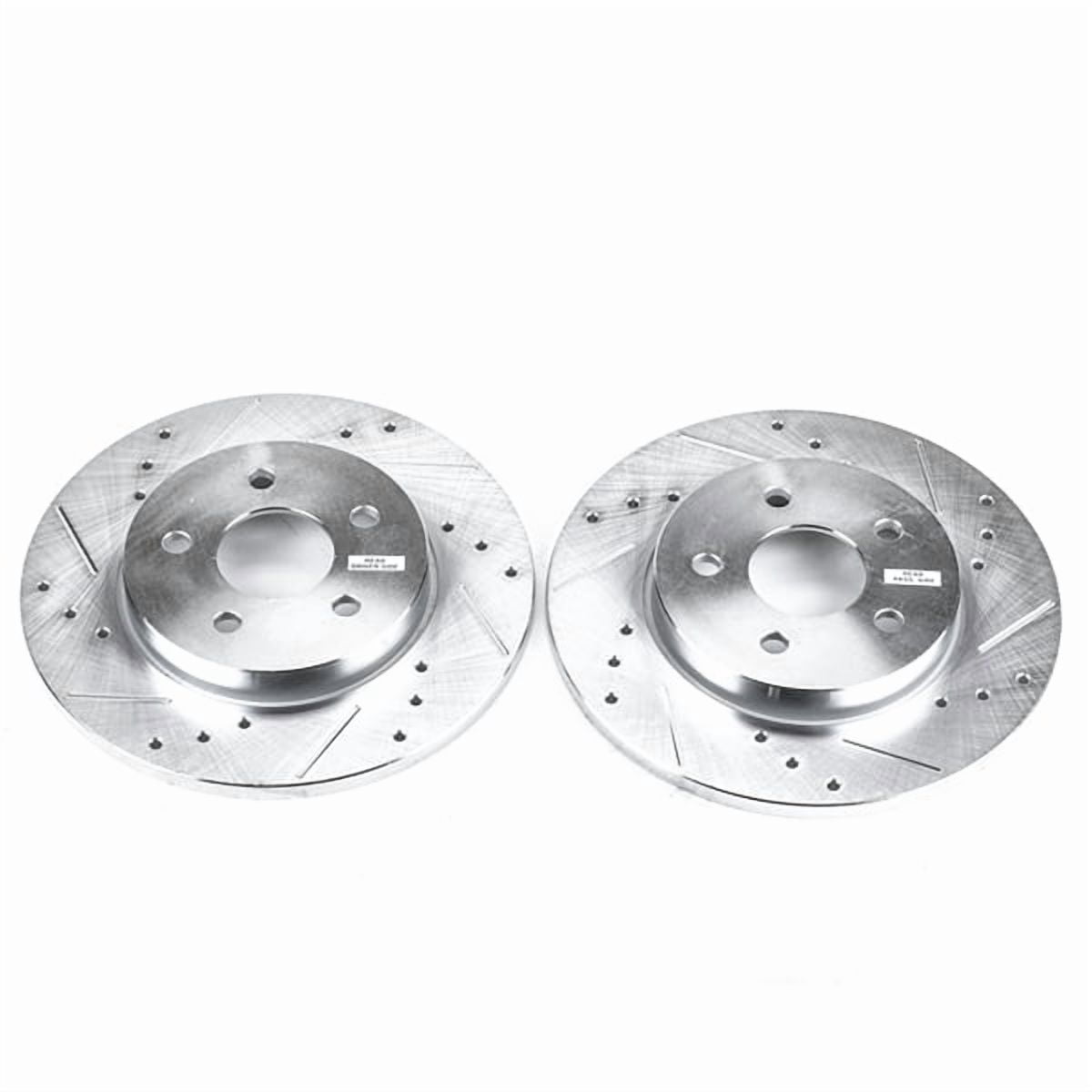 Power Stop EBR817XPR Evolution Drilled & Slotted Rotors -Rear