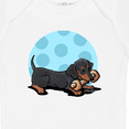 thumbnail image 4 of Inktastic Wiener Dog (dachshund) with Bone Boys or Girls Baby Bodysuit, 4 of 5