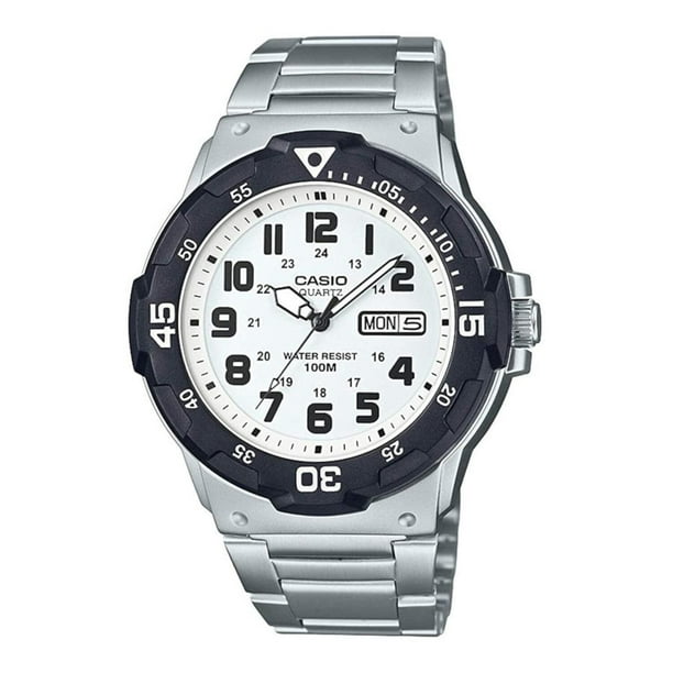Reloj CASIO MRW-200HD-7BVCF Diver-look Classic-Acero plateado 45 mm Casio MRW-200HD-7BVCF