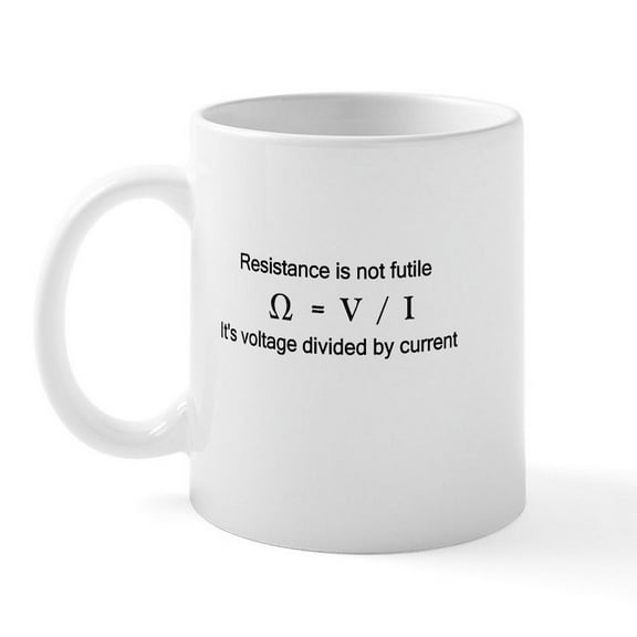 CafePress - Resistance Is NOT Futile Mug - 11 oz Ceramic Mug - Novelty Coffee Tea Cup