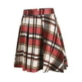 thumbnail image 4 of Women's Skirts Casual Trendy Mini Skirts Plaid Tweed Skirts, 4 of 8