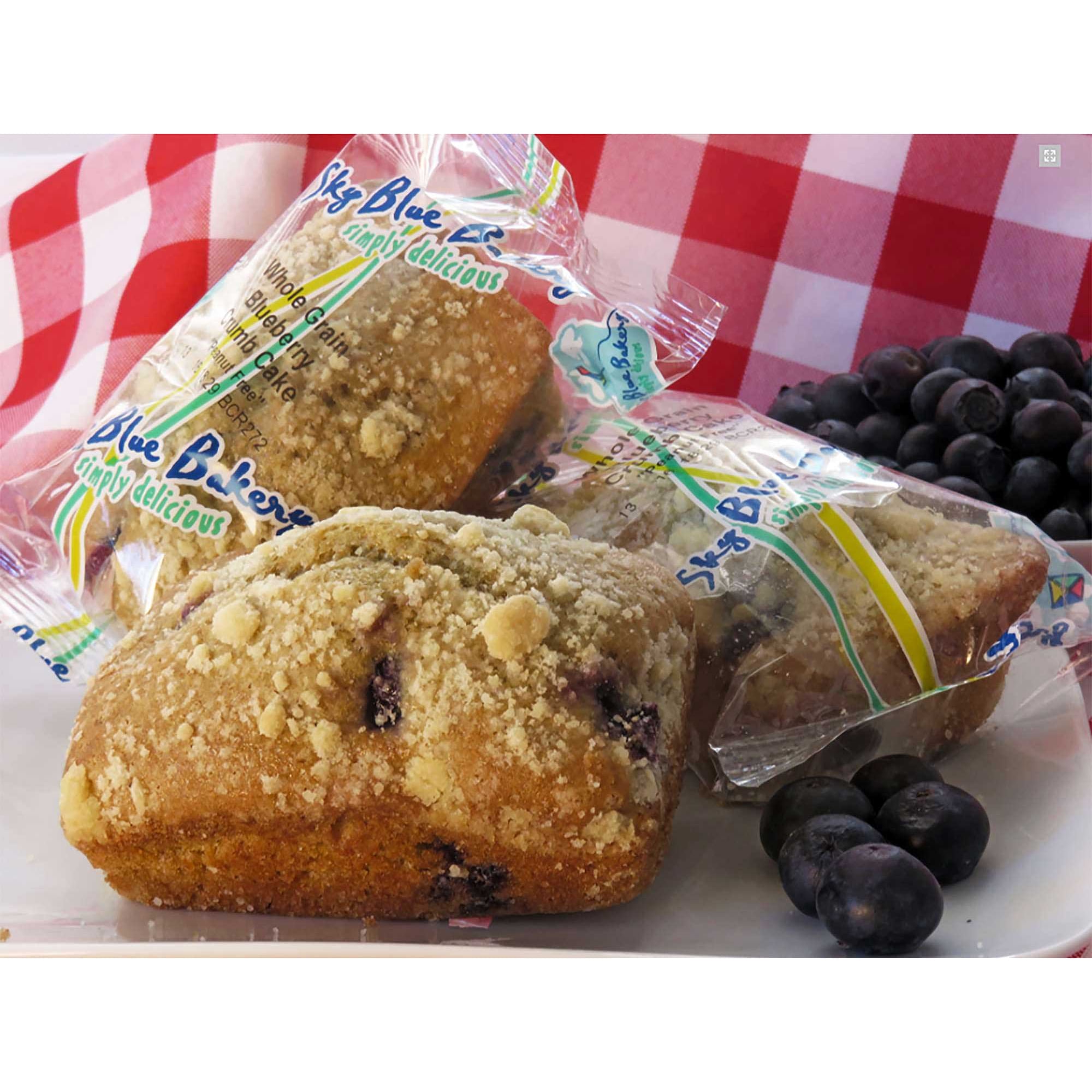 Sky Blue Foods Whole Grain Blueberry Crumb Loaf 3 Ounce -- 72 per case