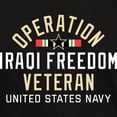 thumbnail image 3 of CafePress - US Navy Operation Iraqi Freedom Veter Dark T Shirt - Men's Classic Graphic Cotton T-Shirt, 3 of 4