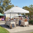 thumbnail image 3 of CROWN SHADES 10x10 Pop Up Canopy Patented Center Lock One Push Instant Outdoor Canopy Tent White, 3 of 10