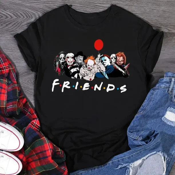 Camisetas De Películas De Terror Camiseta Friends Para Mujer