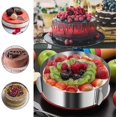 thumbnail image 5 of Cake Mold , 20to40cm Adjustable Stainless Steel Cake Ring,, Cake Collar Cake Mousse Mould, 5 of 5