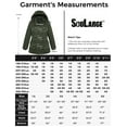thumbnail image 6 of Soularge Women's Plus Size Puffer Jacket Quilted Winter Coat Thicken Warm Winter Jacket Green 6X, 6 of 7