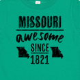 thumbnail image 4 of Inktastic Missouri Awesome Since 1821 Boys or Girls Baby T-Shirt, 4 of 5