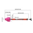 thumbnail image 3 of High Pressure Toilet Unblock Shot Pipe Plunger A Shot Stainless Steel Toilet Snake, 3 of 5