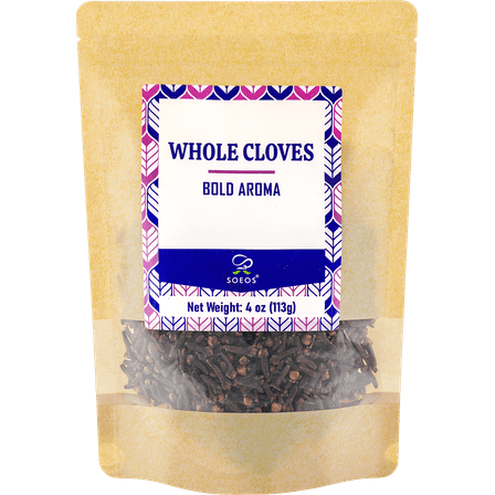 Soeos Whole Cloves Premium Dried Spice, 4 oz