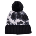 thumbnail image 2 of Bonnet Femmes Hommes Bonnet Tricoté Punk Chaud Bonnet d'Hiver avec Revers, Noir, 2 of 4