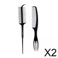 thumbnail image 1 of 2x Peine De Cola De Peluquería Peine Para Peinar El Cabello Para Hombres Todo Tipo De Cabello Salón, 1 of 8