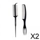 thumbnail image 1 of 2x Peine De Cola De Peluquería Peine Para Peinar El Cabello Para Hombres Todo Tipo De Cabello Salón, 1 of 8